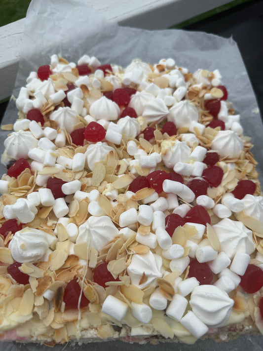 Eton Mess White Christmas Slice - Full Tray